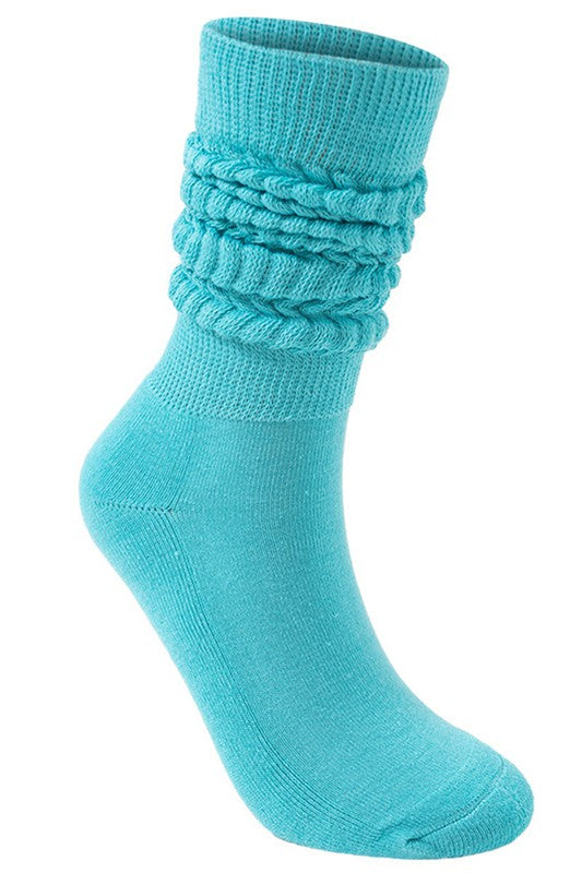 Slouch Socks - Teal