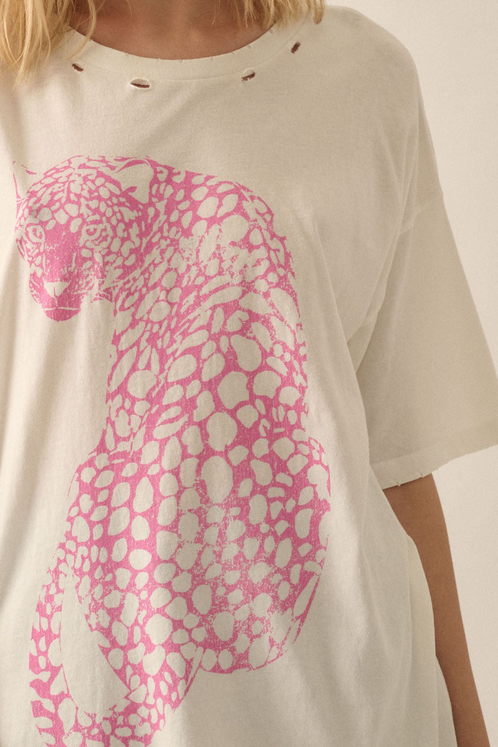 Pink Cheetah Graphic Tee