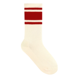 Take Me Back Retro Socks - Red Striped