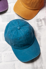 Vintage Washed Baseball Cap - Ocean Blue