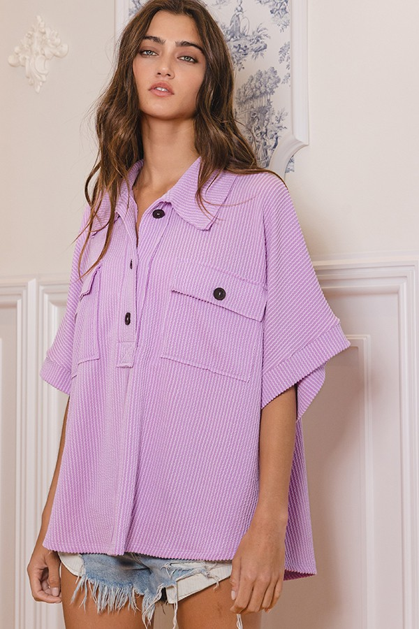 Neon Nights Top Lilac